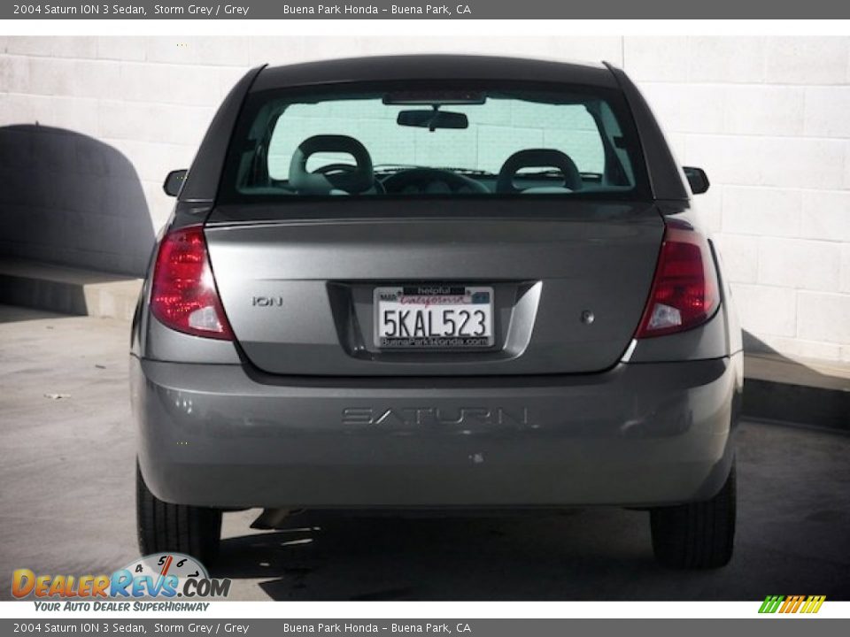 2004 Saturn ION 3 Sedan Storm Grey / Grey Photo #11