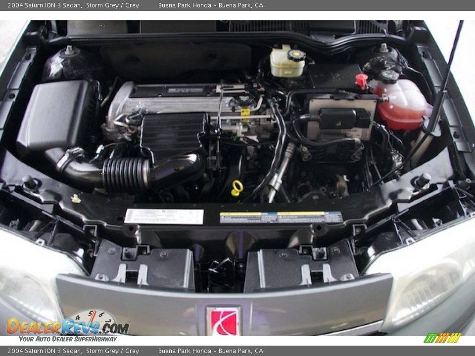 2004 Saturn ION 3 Sedan Storm Grey / Grey Photo #27