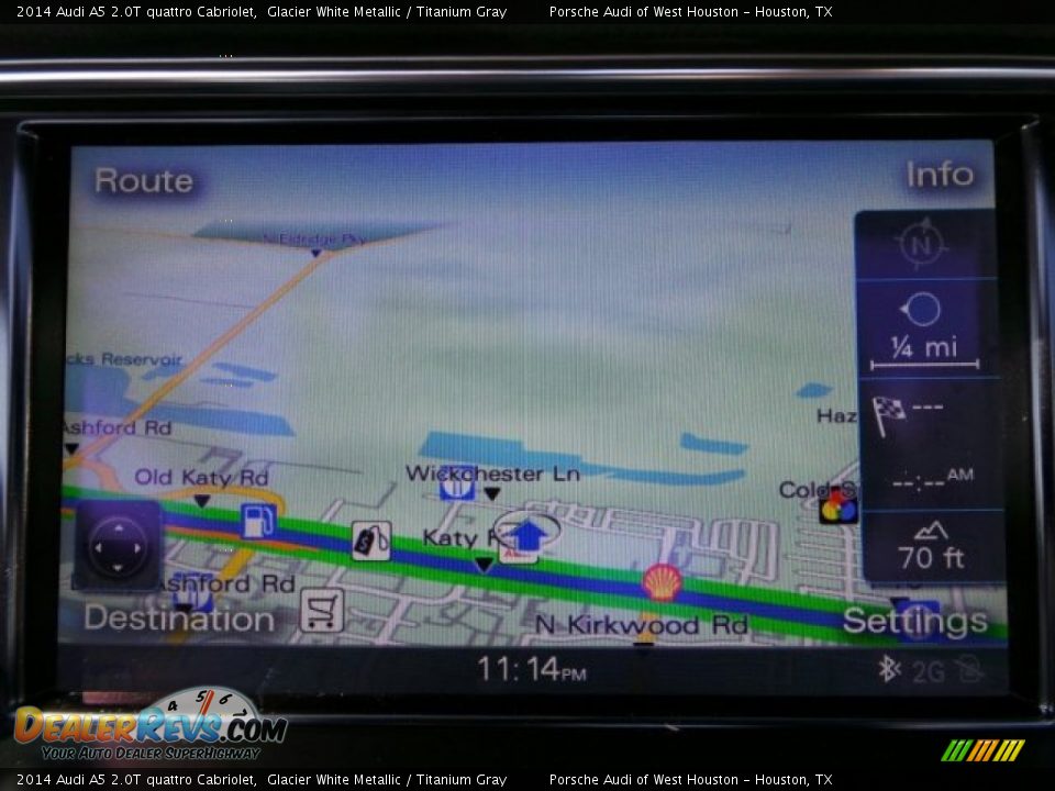 2014 Audi A5 2.0T quattro Cabriolet Glacier White Metallic / Titanium Gray Photo #19