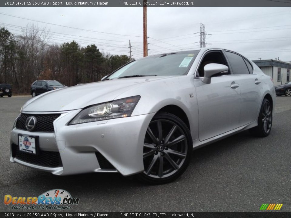 2013 Lexus GS 350 AWD F Sport Liquid Platinum / Flaxen Photo #1