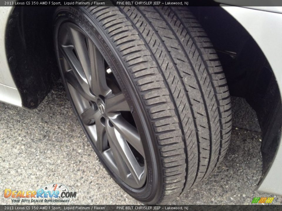 2013 Lexus GS 350 AWD F Sport Liquid Platinum / Flaxen Photo #2