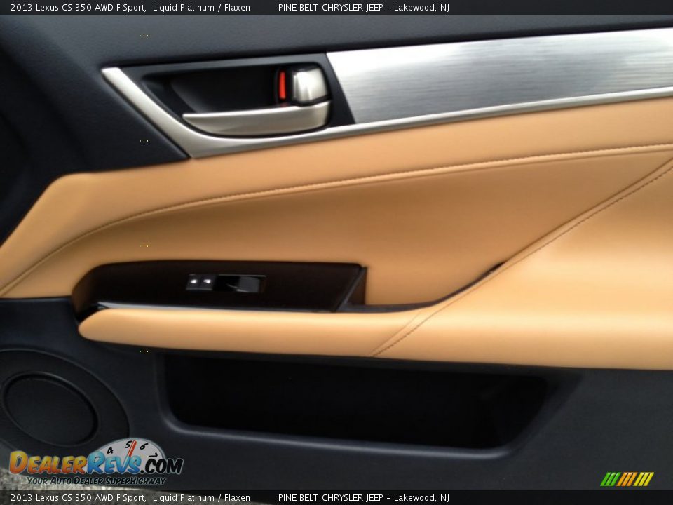 2013 Lexus GS 350 AWD F Sport Liquid Platinum / Flaxen Photo #9
