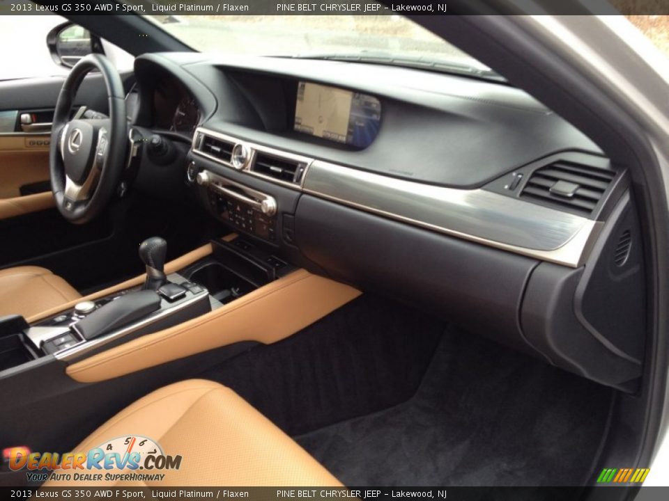 2013 Lexus GS 350 AWD F Sport Liquid Platinum / Flaxen Photo #10