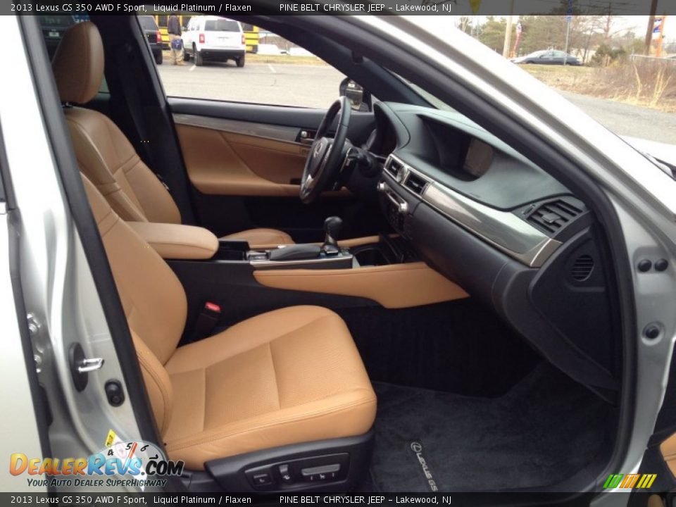 2013 Lexus GS 350 AWD F Sport Liquid Platinum / Flaxen Photo #11