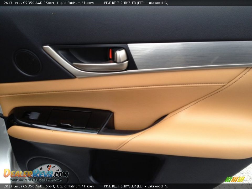 2013 Lexus GS 350 AWD F Sport Liquid Platinum / Flaxen Photo #12