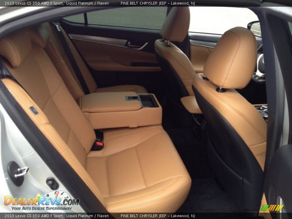 2013 Lexus GS 350 AWD F Sport Liquid Platinum / Flaxen Photo #13