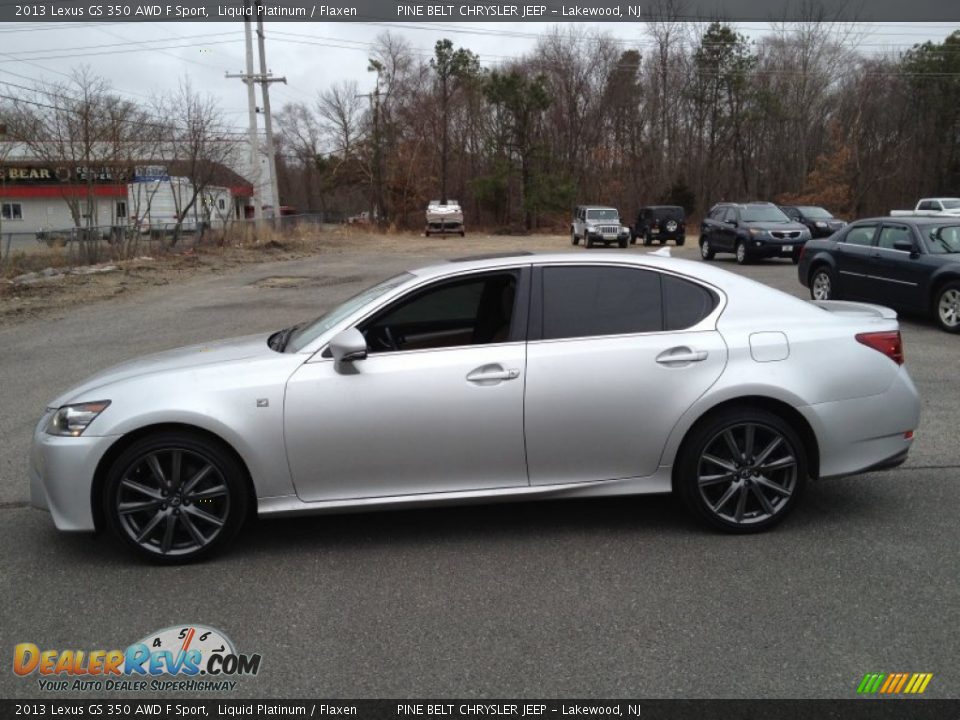 2013 Lexus GS 350 AWD F Sport Liquid Platinum / Flaxen Photo #18