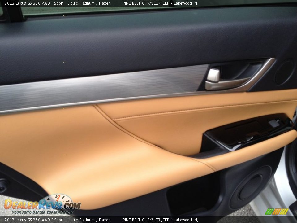 2013 Lexus GS 350 AWD F Sport Liquid Platinum / Flaxen Photo #19