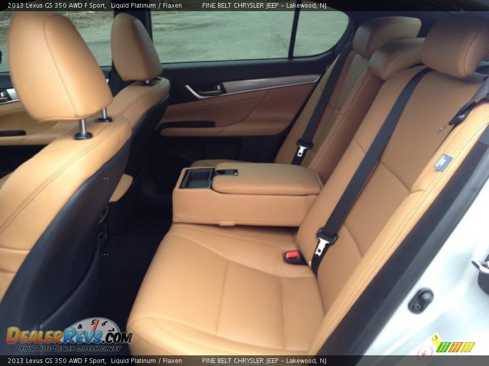 Rear Seat of 2013 Lexus GS 350 AWD F Sport Photo #20