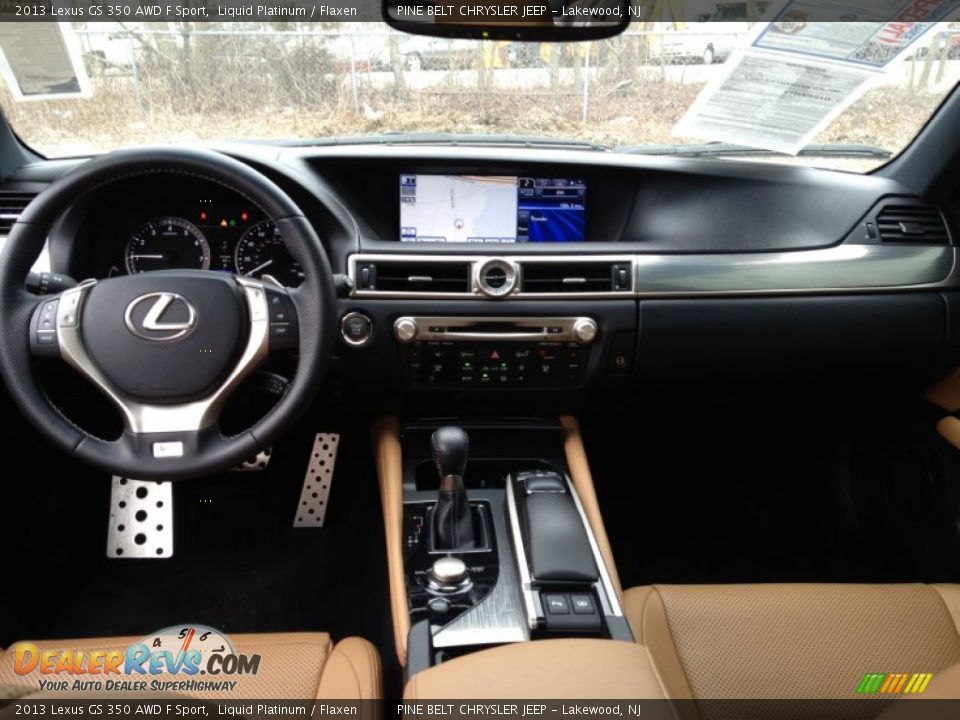 2013 Lexus GS 350 AWD F Sport Liquid Platinum / Flaxen Photo #21