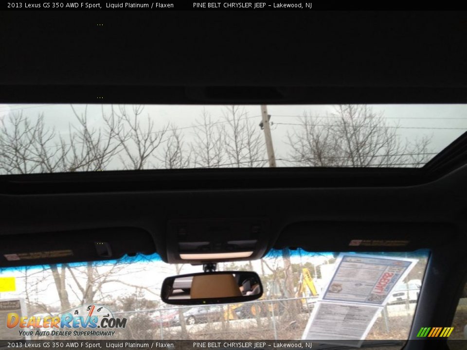 2013 Lexus GS 350 AWD F Sport Liquid Platinum / Flaxen Photo #22