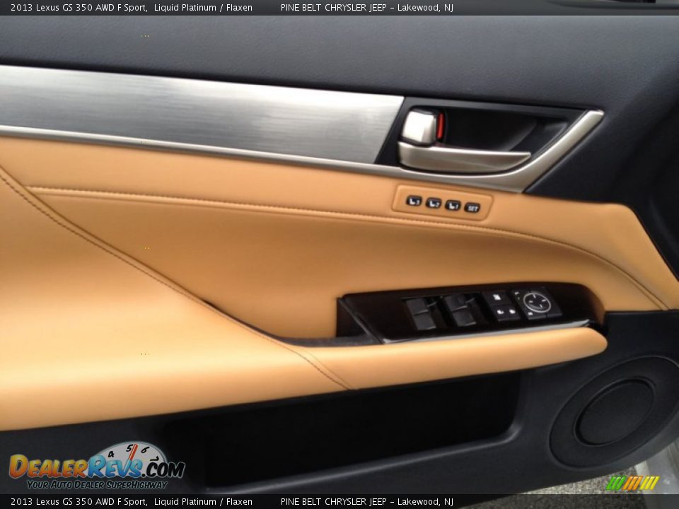 2013 Lexus GS 350 AWD F Sport Liquid Platinum / Flaxen Photo #23