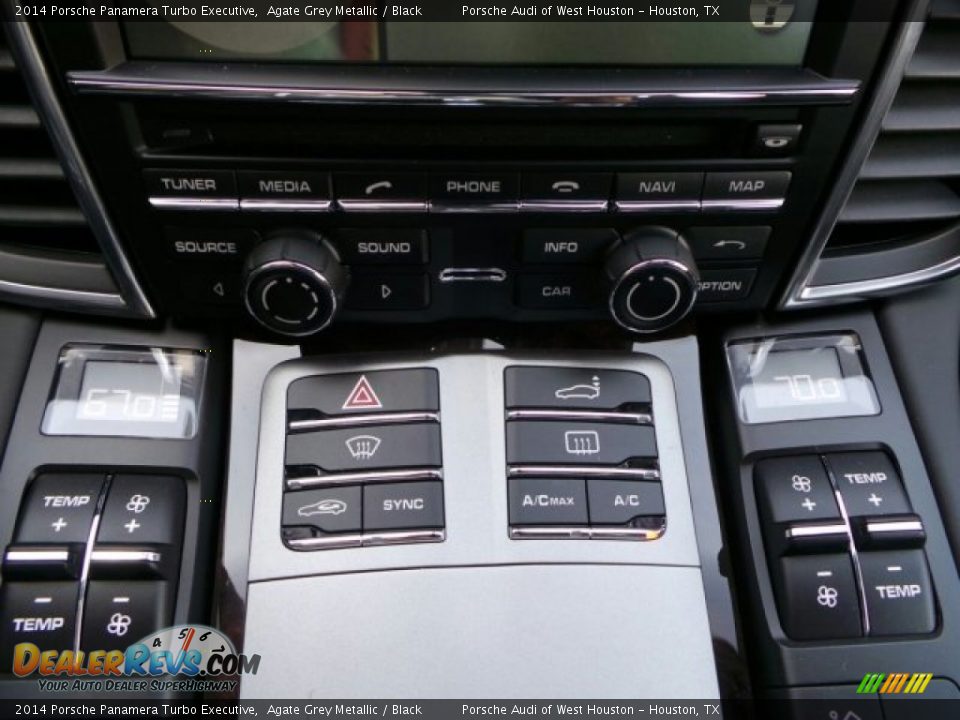 Controls of 2014 Porsche Panamera Turbo Executive Photo #22
