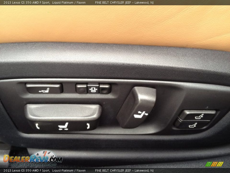 2013 Lexus GS 350 AWD F Sport Liquid Platinum / Flaxen Photo #27