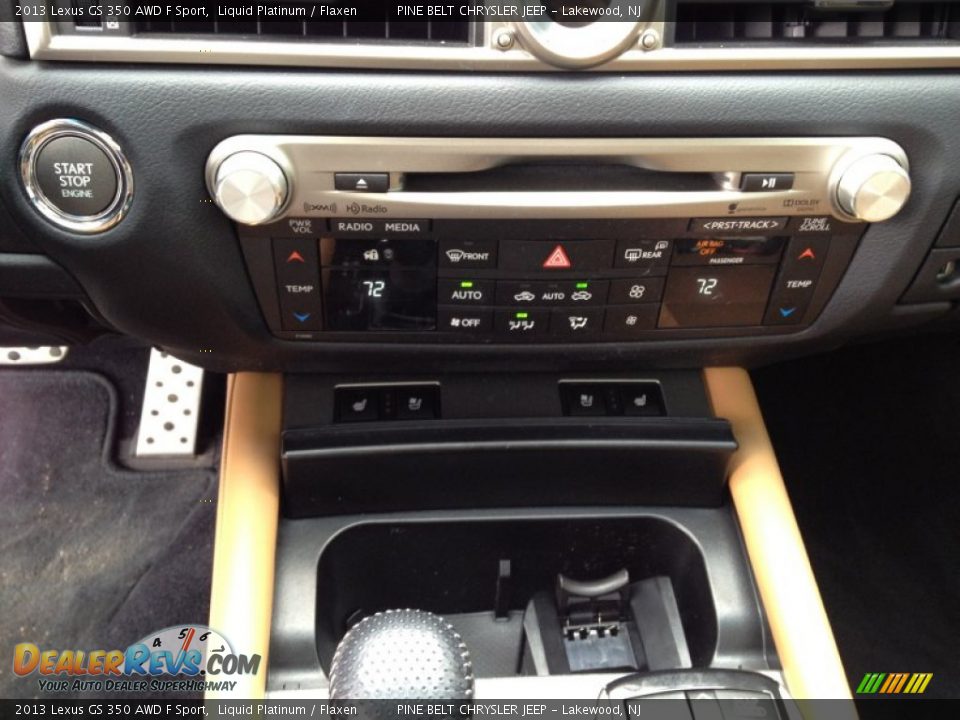 2013 Lexus GS 350 AWD F Sport Liquid Platinum / Flaxen Photo #29