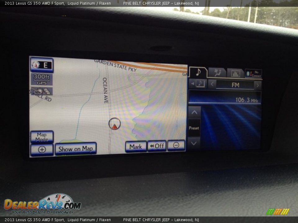 2013 Lexus GS 350 AWD F Sport Liquid Platinum / Flaxen Photo #30