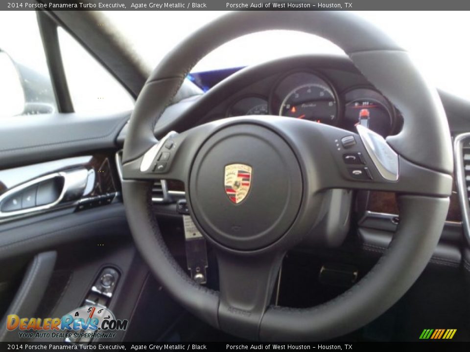 2014 Porsche Panamera Turbo Executive Steering Wheel Photo #33