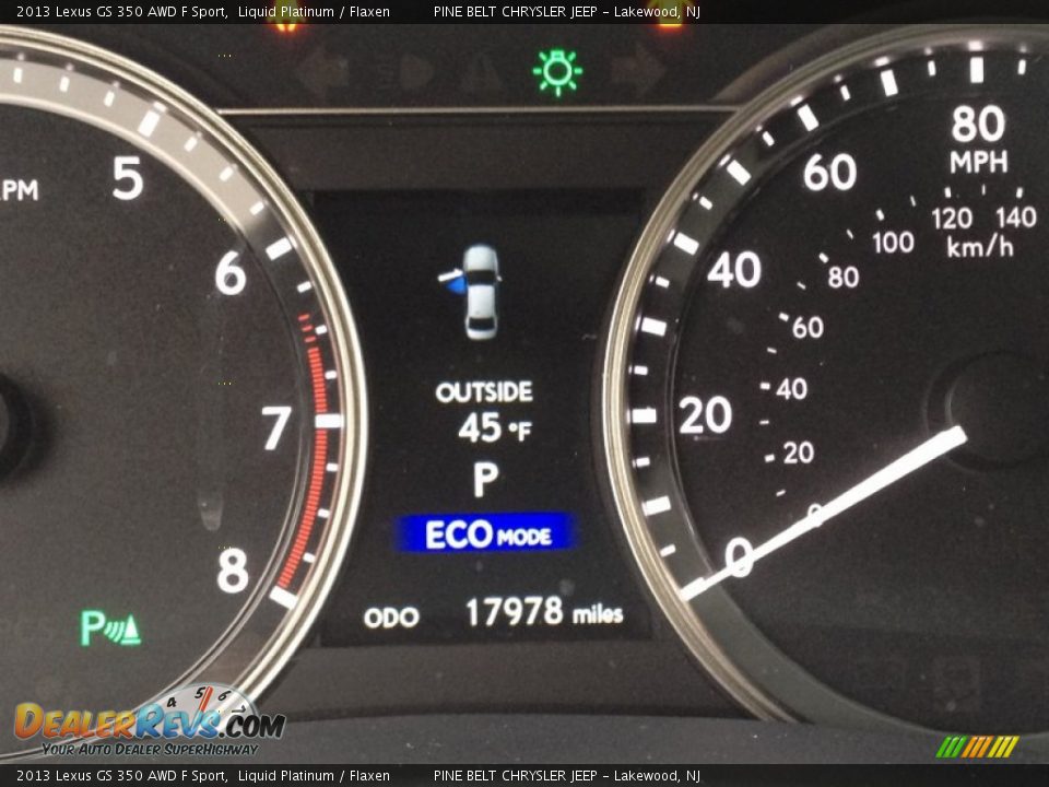 2013 Lexus GS 350 AWD F Sport Liquid Platinum / Flaxen Photo #33