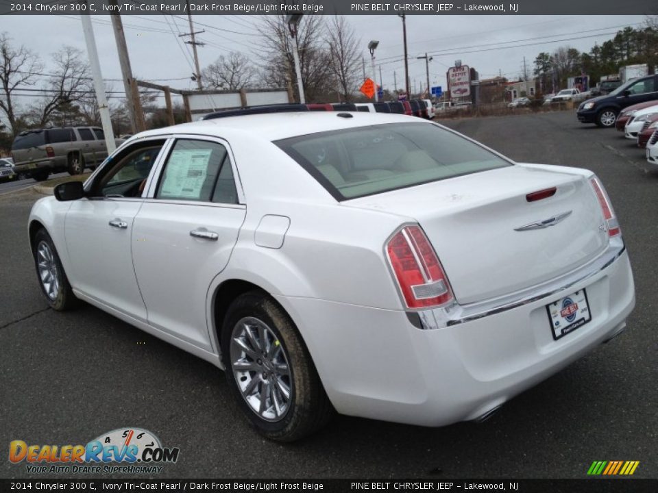 2014 Chrysler 300 C Ivory Tri-Coat Pearl / Dark Frost Beige/Light Frost Beige Photo #4