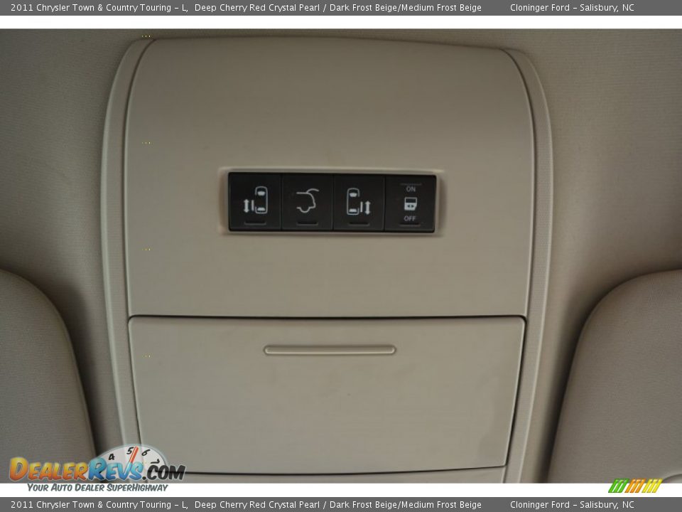 2011 Chrysler Town & Country Touring - L Deep Cherry Red Crystal Pearl / Dark Frost Beige/Medium Frost Beige Photo #34