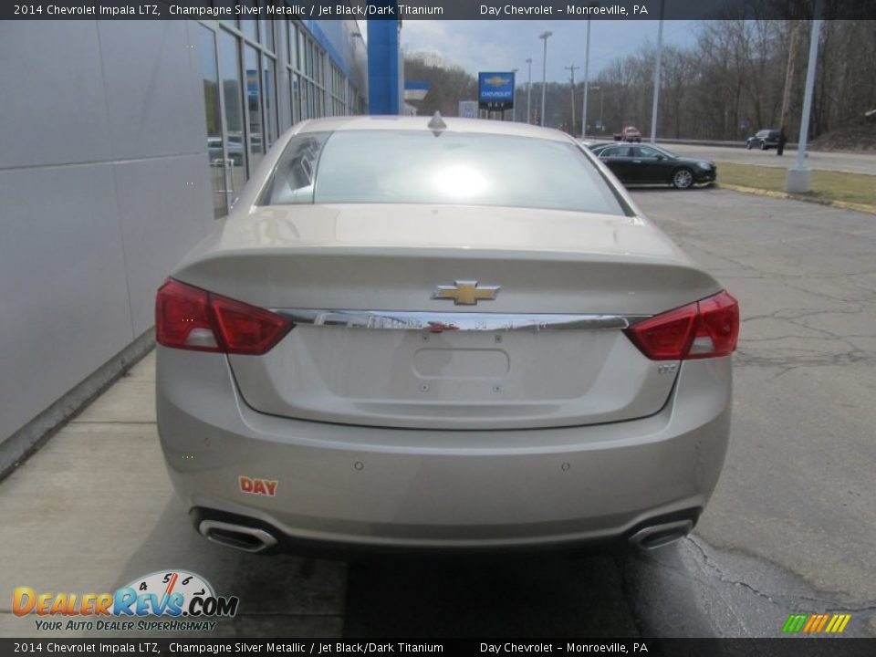 2014 Chevrolet Impala LTZ Champagne Silver Metallic / Jet Black/Dark Titanium Photo #5