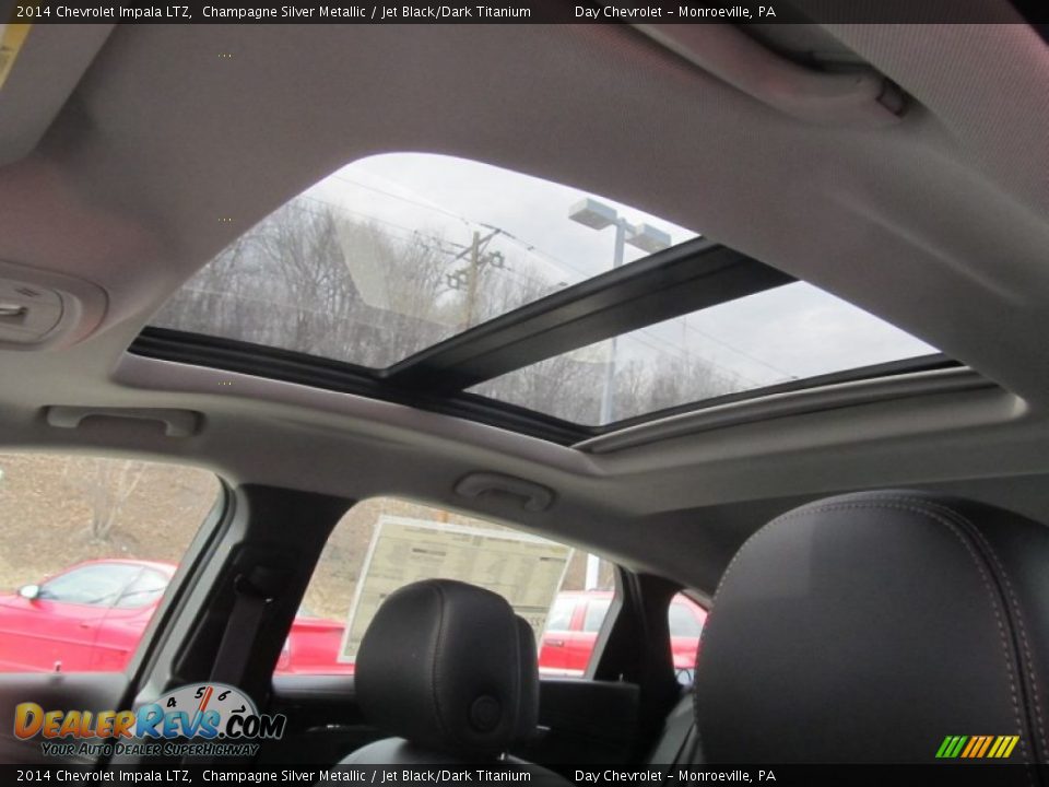 2014 Chevrolet Impala LTZ Champagne Silver Metallic / Jet Black/Dark Titanium Photo #11
