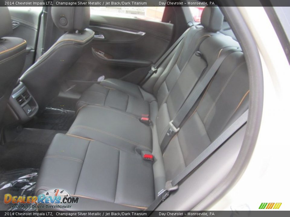 2014 Chevrolet Impala LTZ Champagne Silver Metallic / Jet Black/Dark Titanium Photo #13