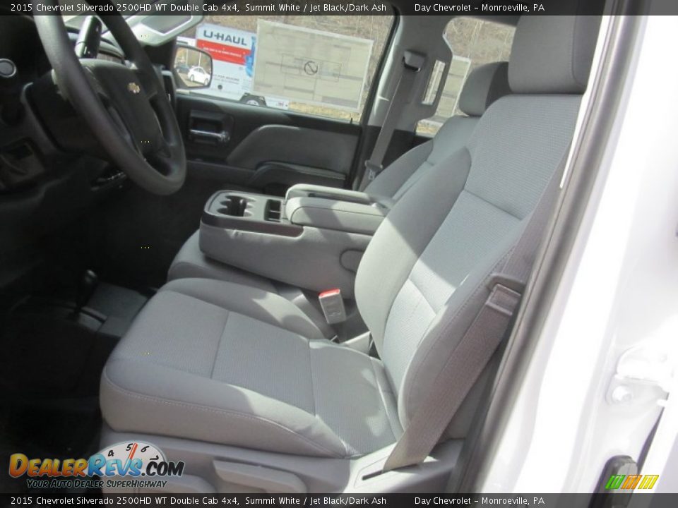 2015 Chevrolet Silverado 2500HD WT Double Cab 4x4 Summit White / Jet Black/Dark Ash Photo #13