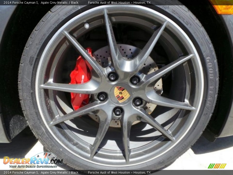 2014 Porsche Cayman S Agate Grey Metallic / Black Photo #9