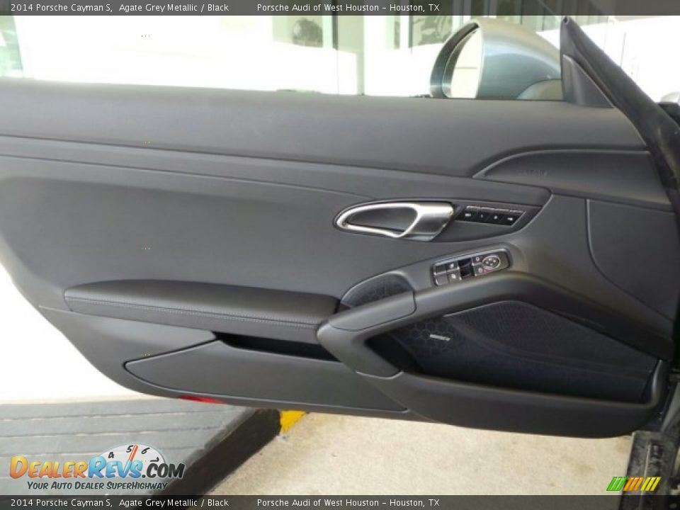 2014 Porsche Cayman S Agate Grey Metallic / Black Photo #10