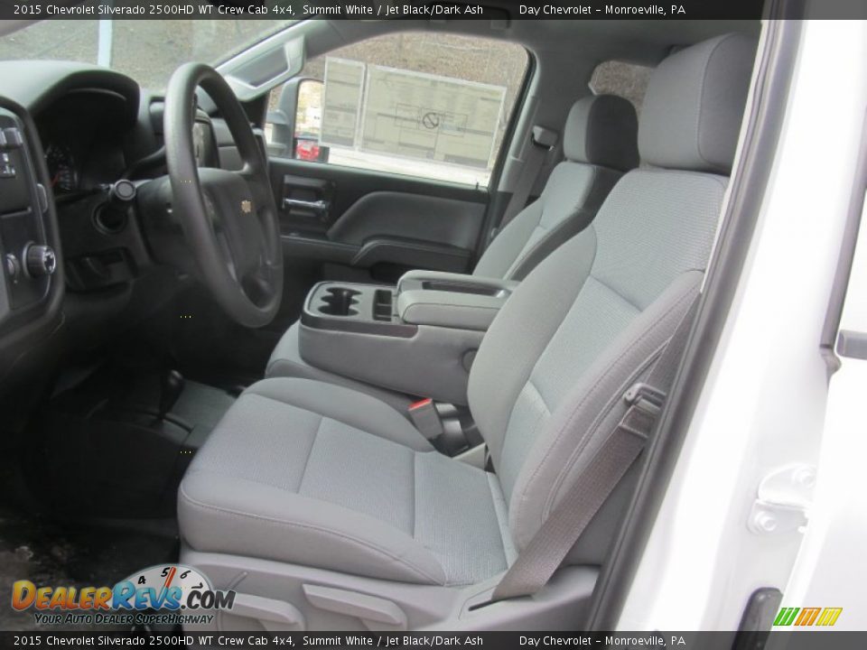 Front Seat of 2015 Chevrolet Silverado 2500HD WT Crew Cab 4x4 Photo #13