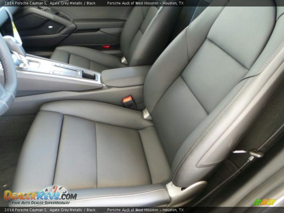 2014 Porsche Cayman S Agate Grey Metallic / Black Photo #14
