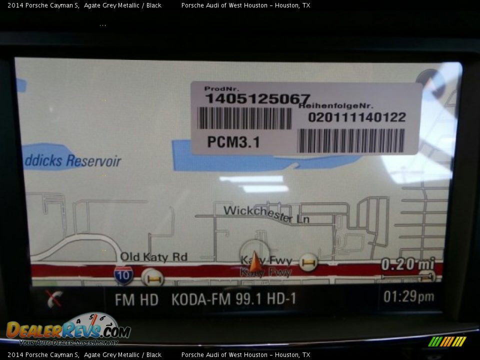 2014 Porsche Cayman S Agate Grey Metallic / Black Photo #19