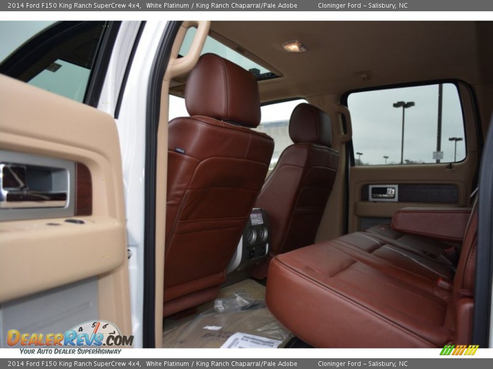 2014 Ford F150 King Ranch SuperCrew 4x4 White Platinum / King Ranch Chaparral/Pale Adobe Photo #8