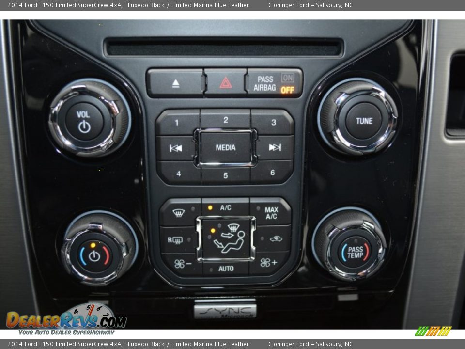 Controls of 2014 Ford F150 Limited SuperCrew 4x4 Photo #24