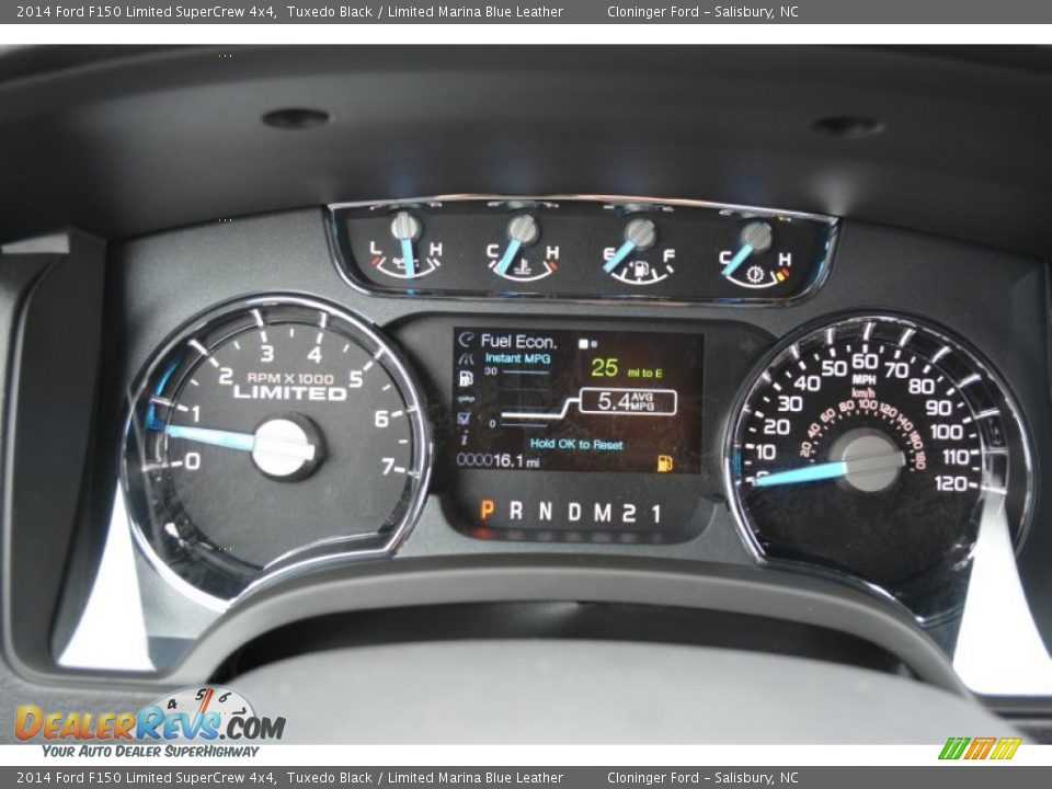 2014 Ford F150 Limited SuperCrew 4x4 Gauges Photo #31