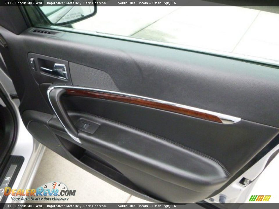 2012 Lincoln MKZ AWD Ingot Silver Metallic / Dark Charcoal Photo #13