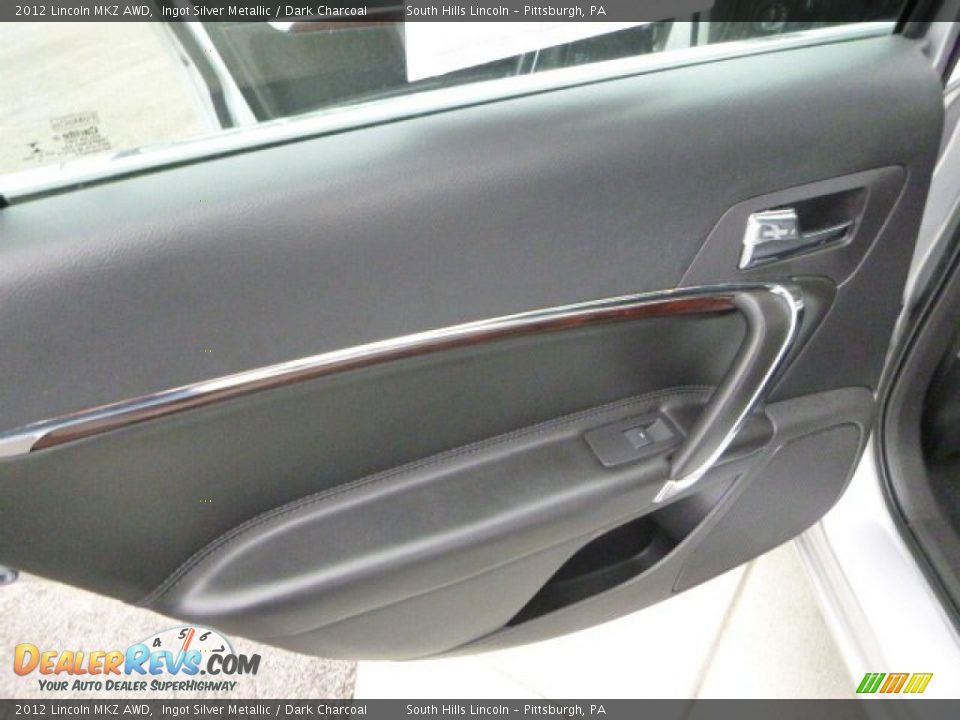 2012 Lincoln MKZ AWD Ingot Silver Metallic / Dark Charcoal Photo #19