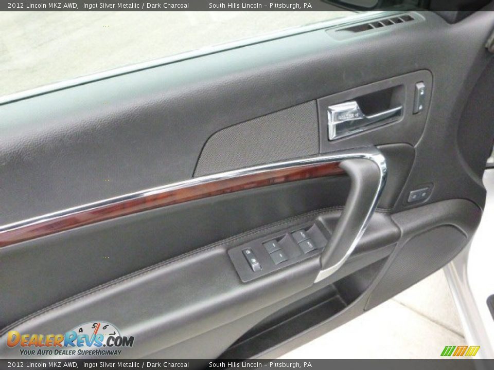 2012 Lincoln MKZ AWD Ingot Silver Metallic / Dark Charcoal Photo #20
