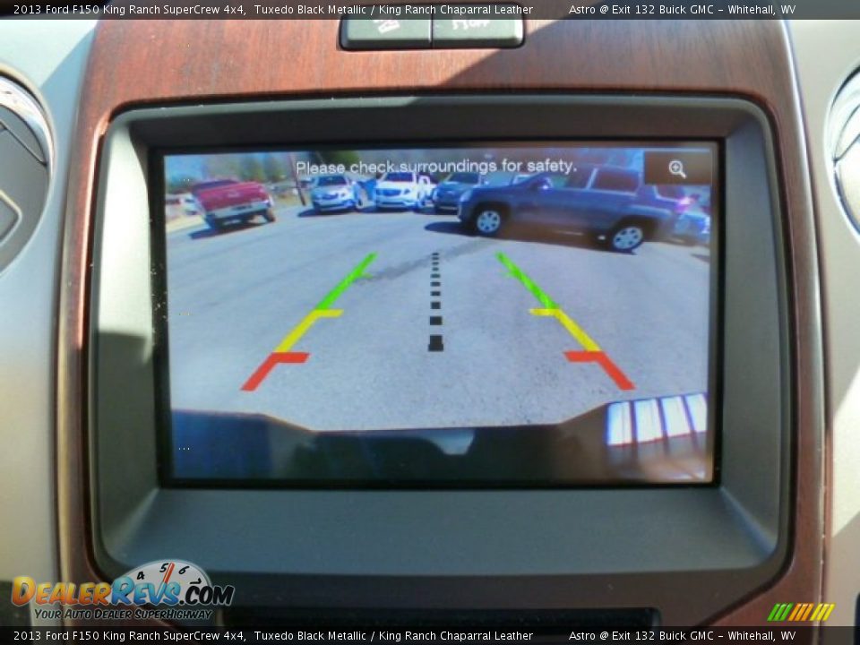 2013 Ford F150 King Ranch SuperCrew 4x4 Tuxedo Black Metallic / King Ranch Chaparral Leather Photo #18