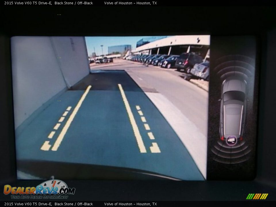 2015 Volvo V60 T5 Drive-E Black Stone / Off-Black Photo #17