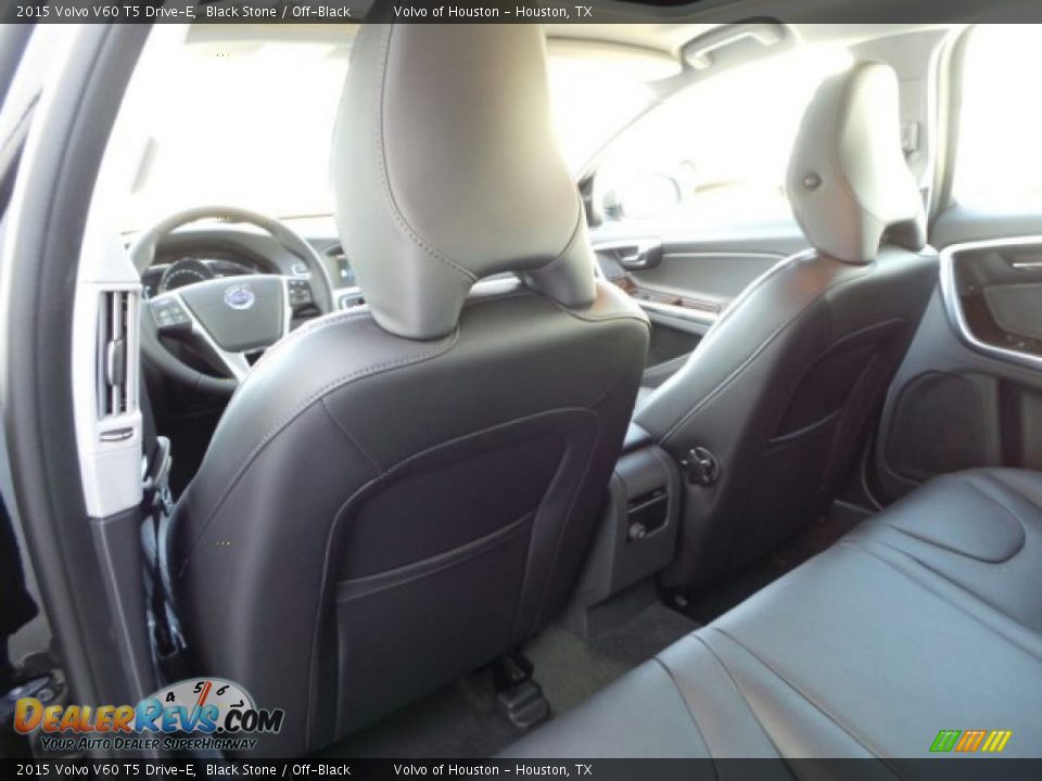 2015 Volvo V60 T5 Drive-E Black Stone / Off-Black Photo #23