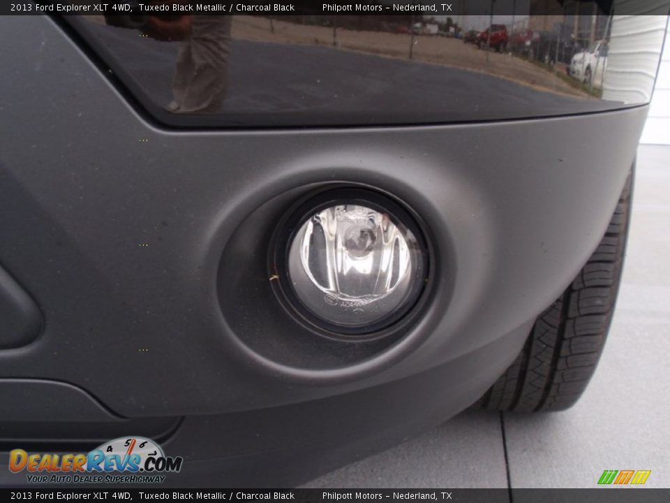 2013 Ford Explorer XLT 4WD Tuxedo Black Metallic / Charcoal Black Photo #10