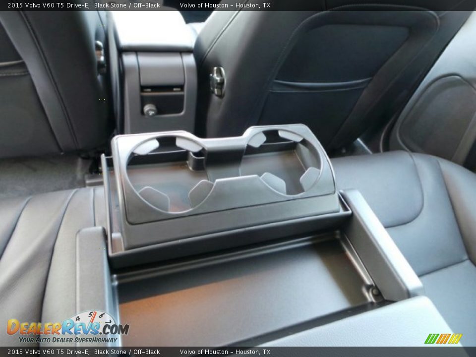 2015 Volvo V60 T5 Drive-E Black Stone / Off-Black Photo #25