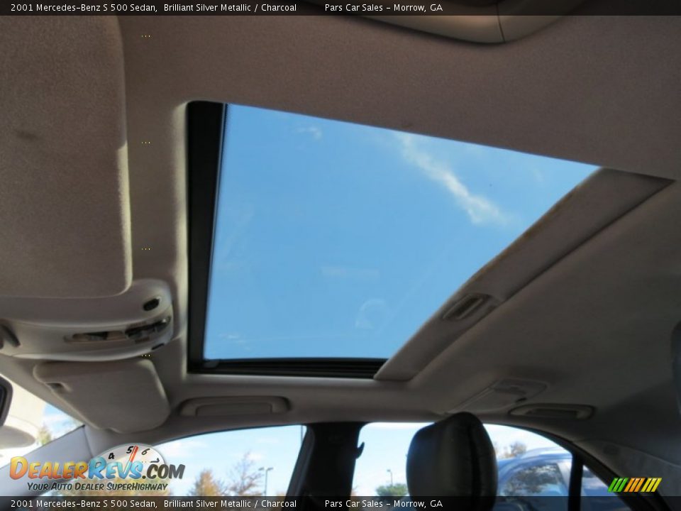 2001 Mercedes-Benz S 500 Sedan Brilliant Silver Metallic / Charcoal Photo #9