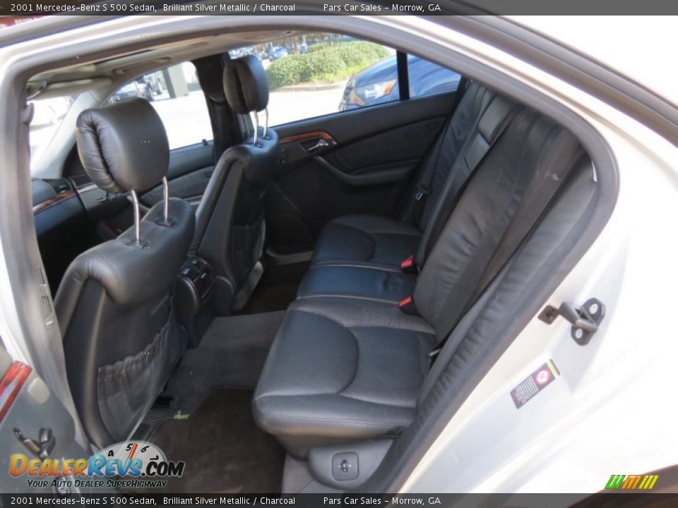 2001 Mercedes-Benz S 500 Sedan Brilliant Silver Metallic / Charcoal Photo #10
