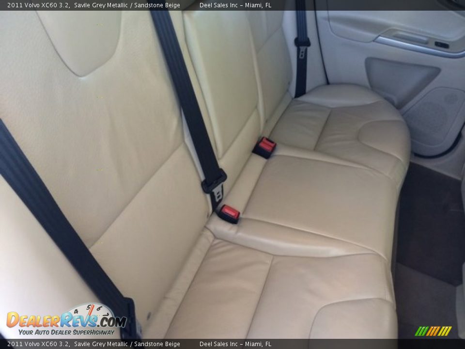 2011 Volvo XC60 3.2 Savile Grey Metallic / Sandstone Beige Photo #10