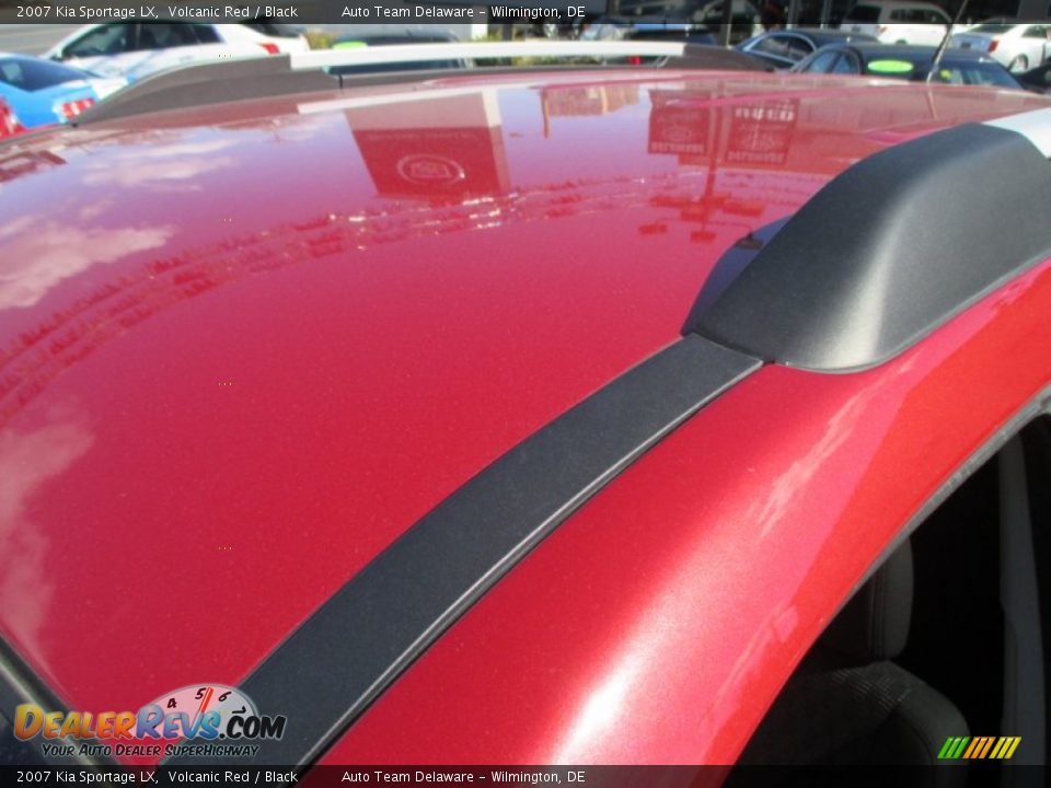 2007 Kia Sportage LX Volcanic Red / Black Photo #31