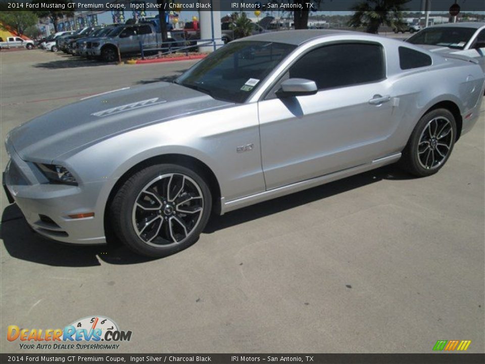 2014 Ford Mustang GT Premium Coupe Ingot Silver / Charcoal Black Photo #1