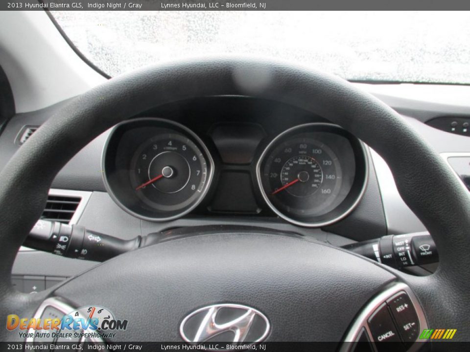 2013 Hyundai Elantra GLS Indigo Night / Gray Photo #10
